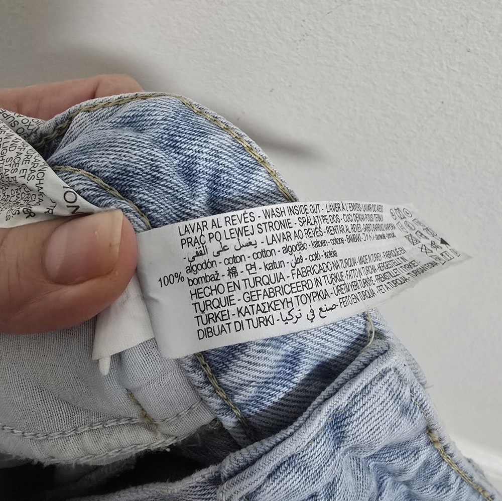 Zara high rise mom straight leg jeans size 2 - Picture 8 of 8